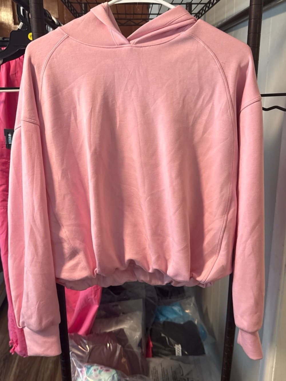 Thrive Pink Crewneck Hoodie Sweater
